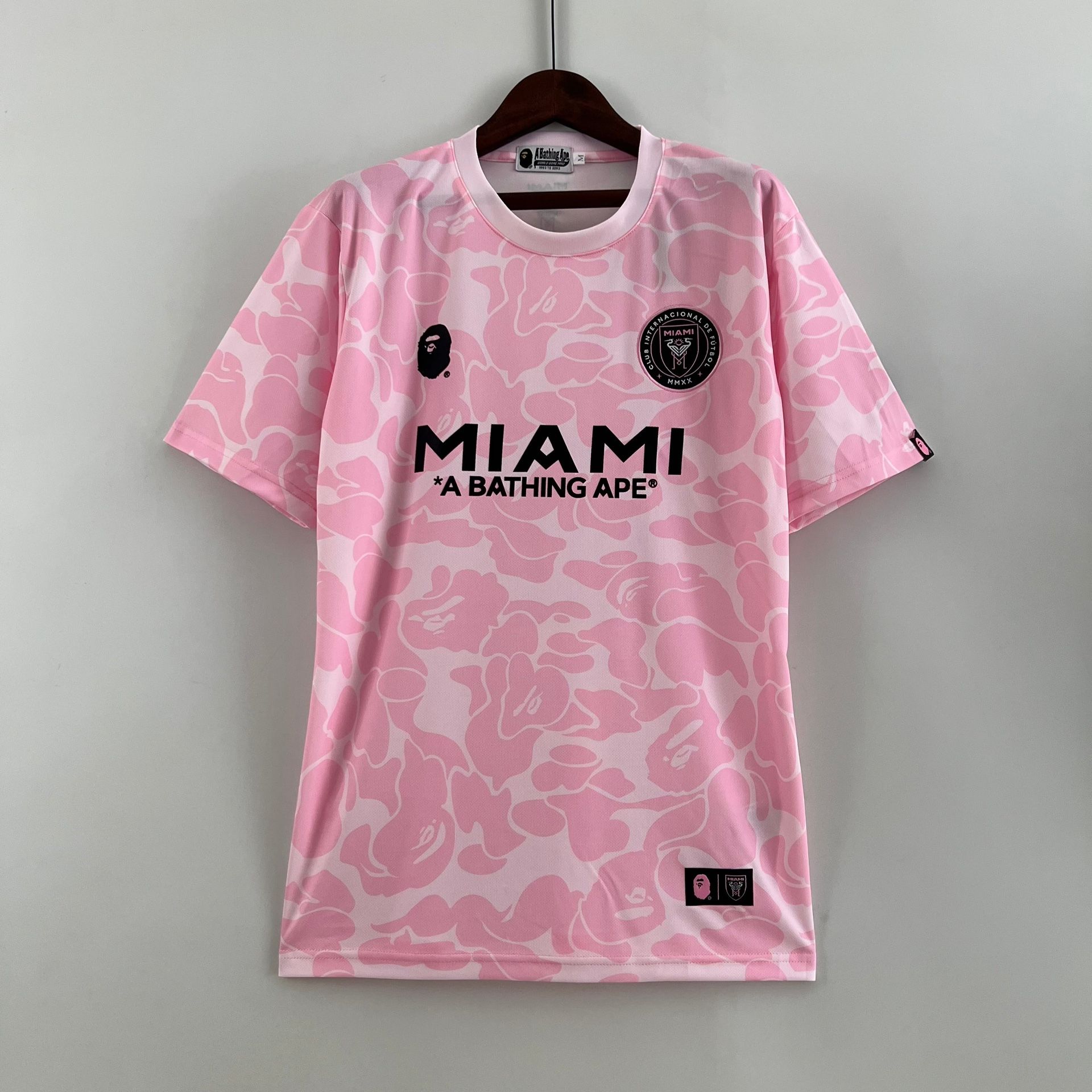 Bape Inter Miami Pink Tee AUTHENTIC  Size L