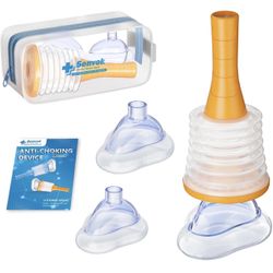 Anti Choking Device, FSA HSA Eligible, Choking Rescue Device for Kids and Adults, Portable Airway Suction Device, Heimlich Device for Home & Travel Fi