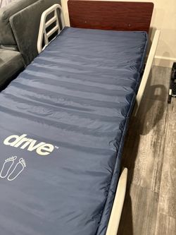 Drive Medical electric hospital bed with a powered pressure-relief air mattress system