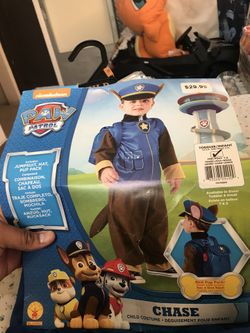 Chase toddler costume