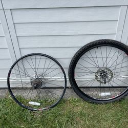 Mountain Bike Rims 26 Inch And Three Tires