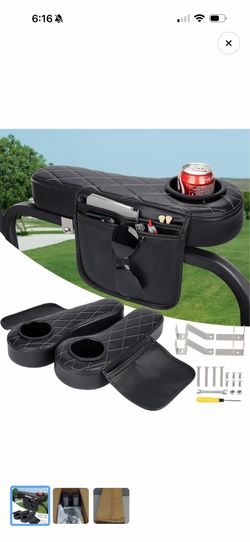 Golf cart arm rest