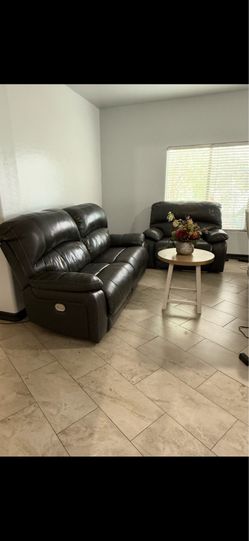 Ashley Electric Leather Reclining Couches