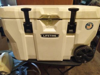 Lifetime 55 Cooler with Wheels