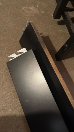 Black headboard and frame