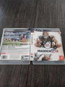 NFL Madden 12  PS3 Game