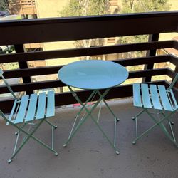 Metal Patio Set - Tables and Chairs