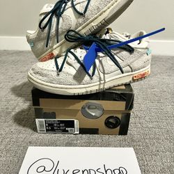 ✅Size 8 Nike Off-White x Dunk Low Lot 16 of 50✅