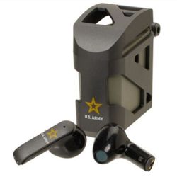 US Army Rugged Bluetooth® Stereo Wireless Earbuds