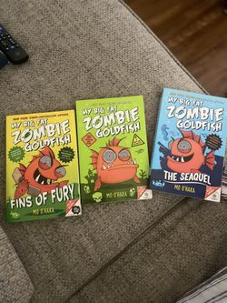 Set Of 3 Zombie Goldfish Books