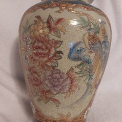 Royal Satsuma Vase hand painted