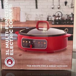 3L multi function electric cooker