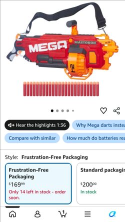 NERF N-Strike Mega Mastodon Blaster