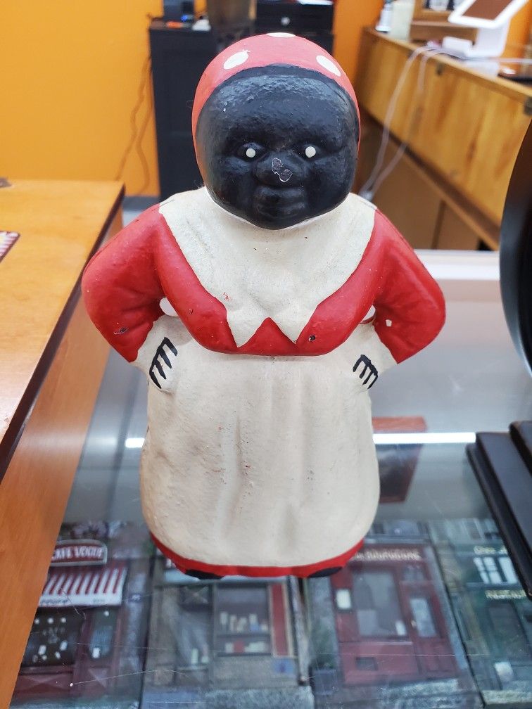 1940s Cast Iron Aunt Jemima Bank