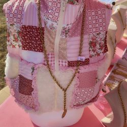 Boho Patchwork Floral Vest Fall Wear