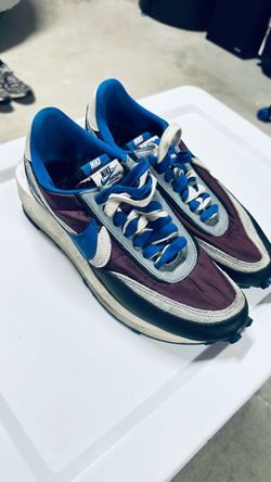 Nike Sacai Sneakers Burgundy Blue 9.5