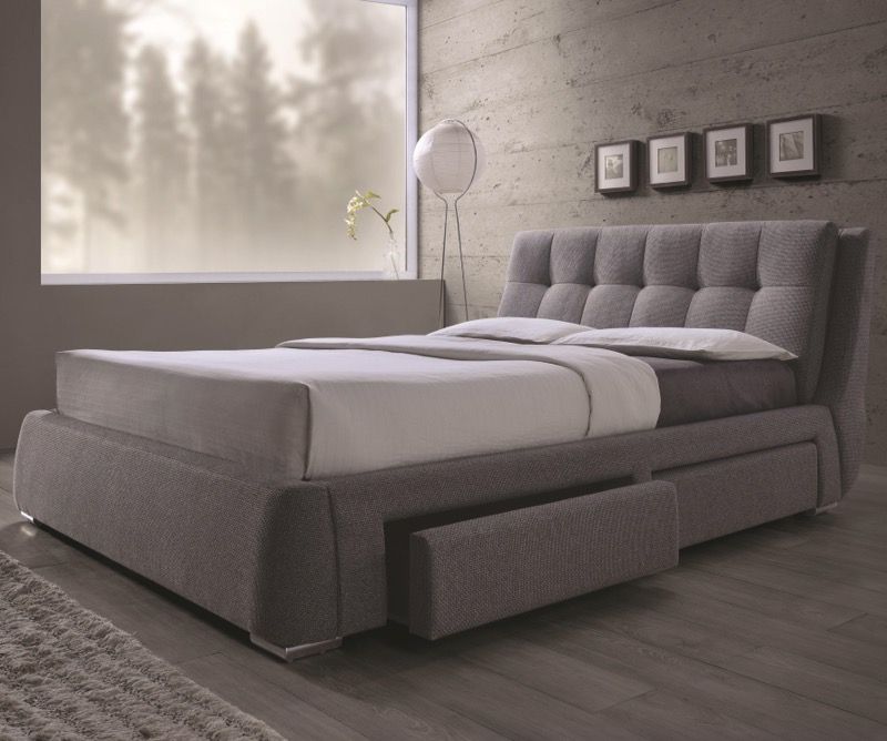 Fenbrook Queen Upholstered Bed with Storage Drawers