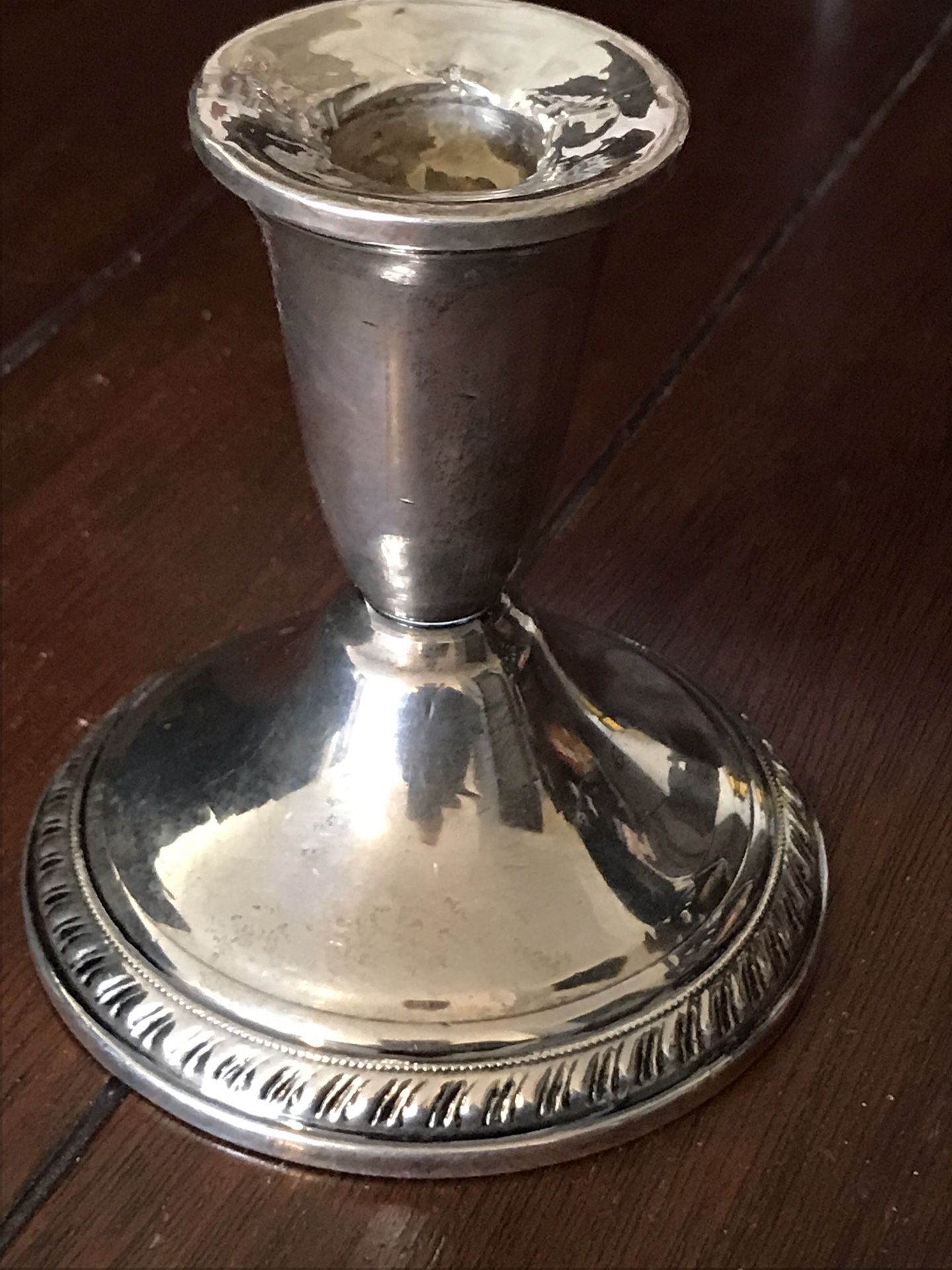 Sterling Silver Candle Stick