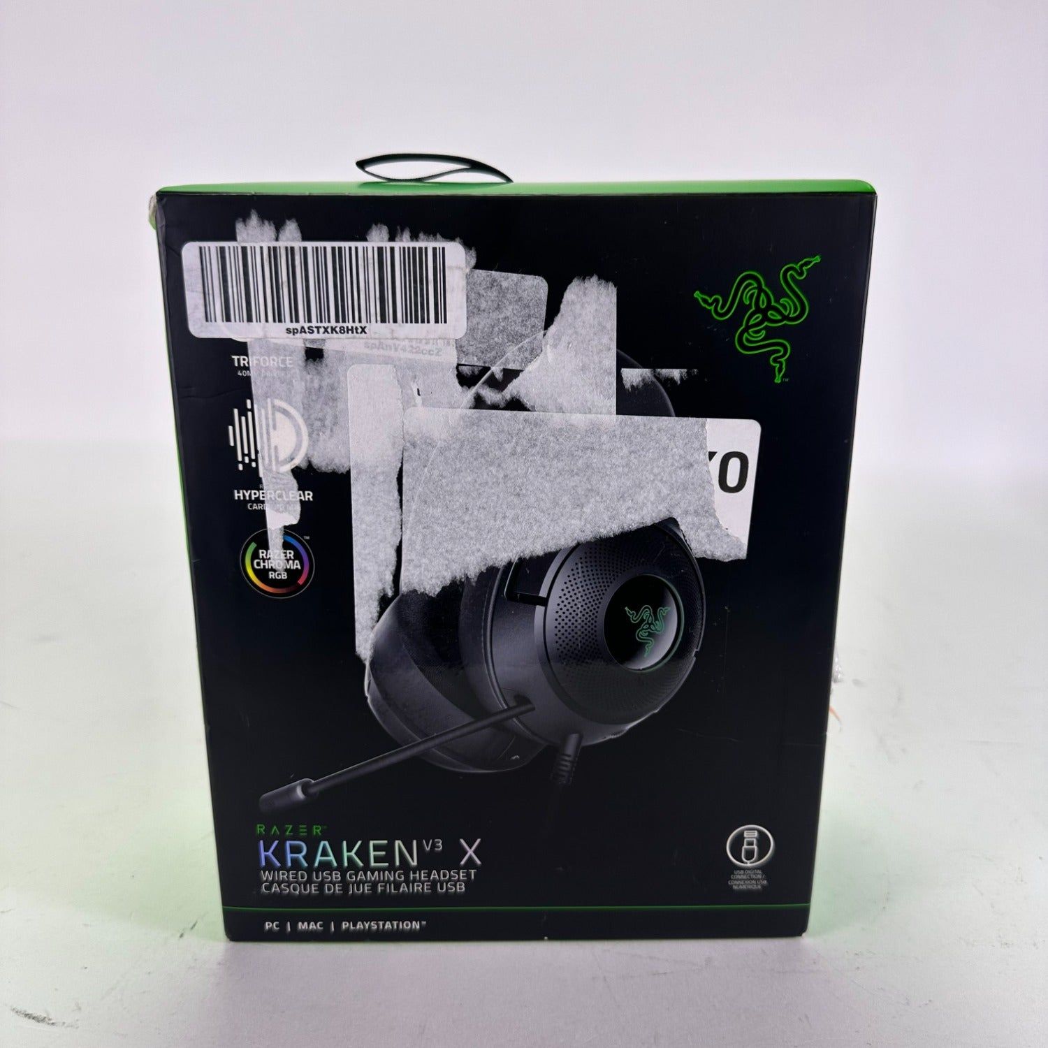 New Razer kraken V3 X Active Noise Cancellation Headphones Black