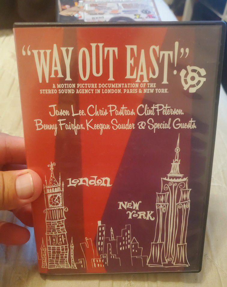 STEREO SKATEBOARDS/ "WAY OUT EAST" DVD / 2004  JASON LEE/ PASTRAS etc 
