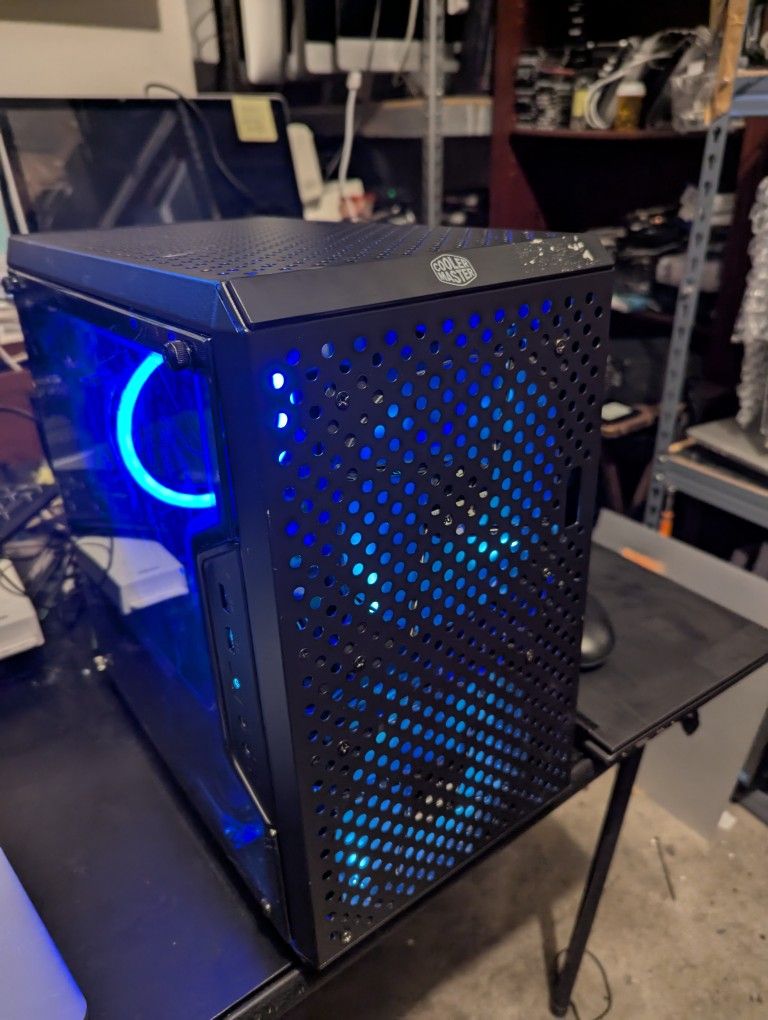 Cooler Master Gaming Computer Intel Core i3-10th Gen @ 3.60 GHz , 16GB DDR4 Ram, GTX 1060 6GB Graphics, 512GB SSD + 1TB HDD, Windows 11.
