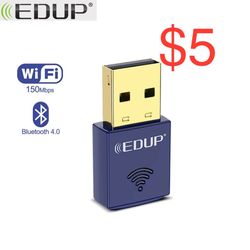 EDUP Mini WiFi Adapter 150Mbps WiFi Wireless Network Card Bluetooth4.0 USB2.0 WiFi Ethernet Stable Signal Adapter