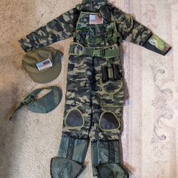 Teetot & Co Special Special Forces Camo Military Costume Size 5-6 