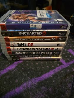 Ps3 Video Games (8) Lot