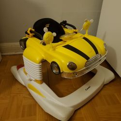 Yellow/Black Mustang Baby Walker