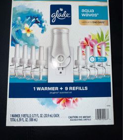 Glade 9 refills and warmer