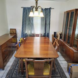 American of Martinsville MCM full dining set