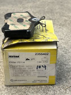 TEXTAR Brake Pads (contact info removed)