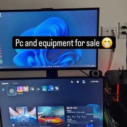 Gaming Pc , Accessories And Monitor 