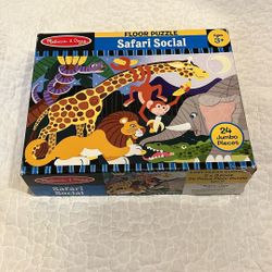 Melissa Doug Puzzle Safari 24 Piece 3+