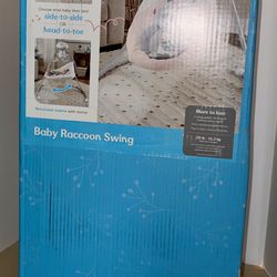 FISHER PRICE BABY RACCOON SWING (New)