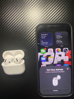 Wireless ANC Earbuds – AirPods 4 Style | iPhone Compatible