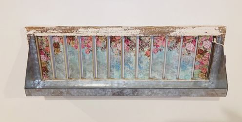 Metal & Wood Decorative shelf