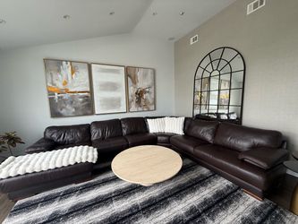 Natuzzi leather couch