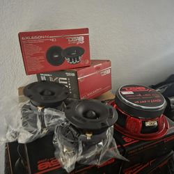 6 Ds18s 6.5 And 4 Tweeters Brand New With Box