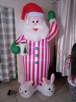 Santa Blow Up Christmas Decorations Inflatables 