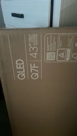 Samsung 43” Television QLED/Q7F
