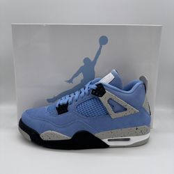 Jordan 4 University Blue UNC Size 7.5