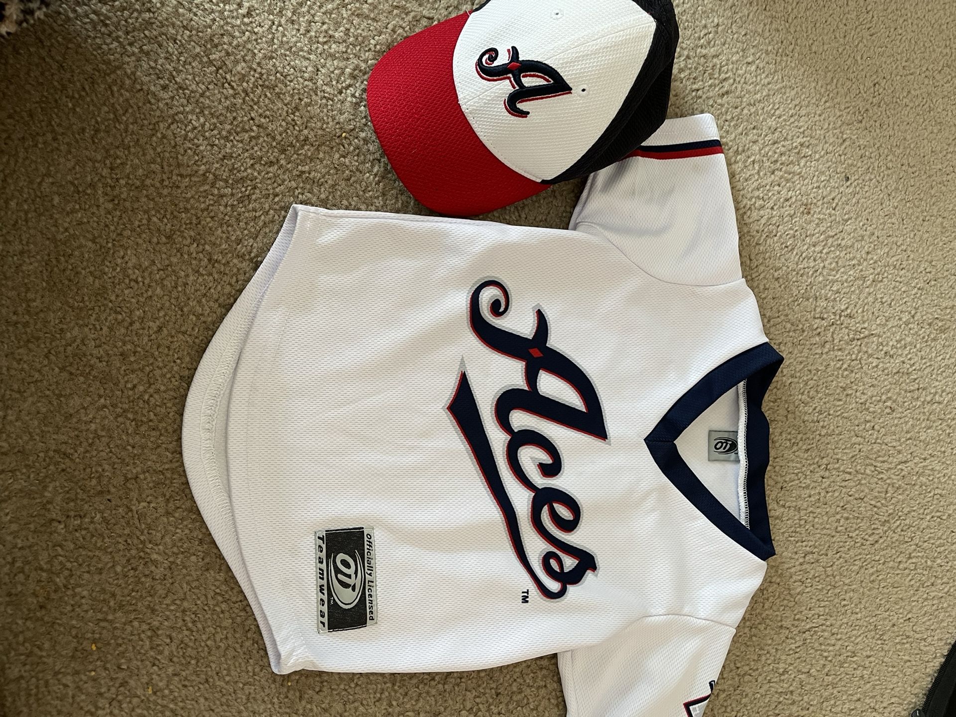 Aces Toddler Jersey Shirt And Hat