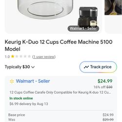 Keurig k-Duo 12 Cups Coffee Machine 