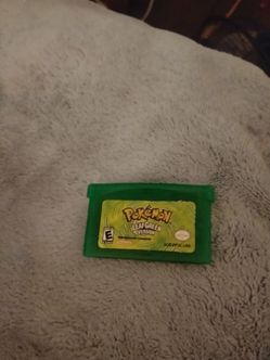 Pokémon Leaf Green Version GBA Cartridge