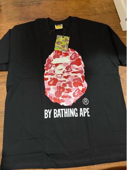 bape tee pink size XL
