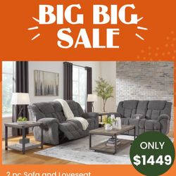 2 Pc Sofa And Loveseat 