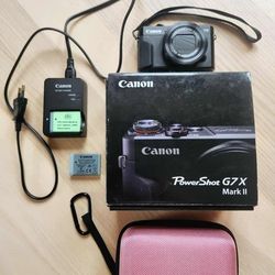 Canon G7X Mark II Camera 