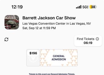 Barrett Jackson tickets