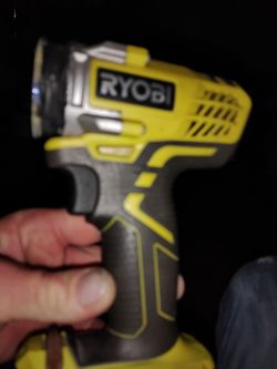 Ryobi flashlight and battery